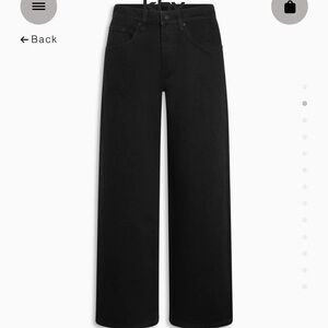 Classic Black Wide-Leg Women's Jeans